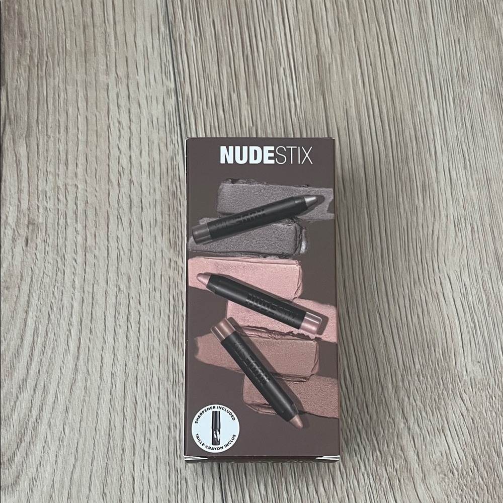 BNIB NUDESTIX Neutral Eyeshadow Crayon Trio - Taupe, Mauve, Rose